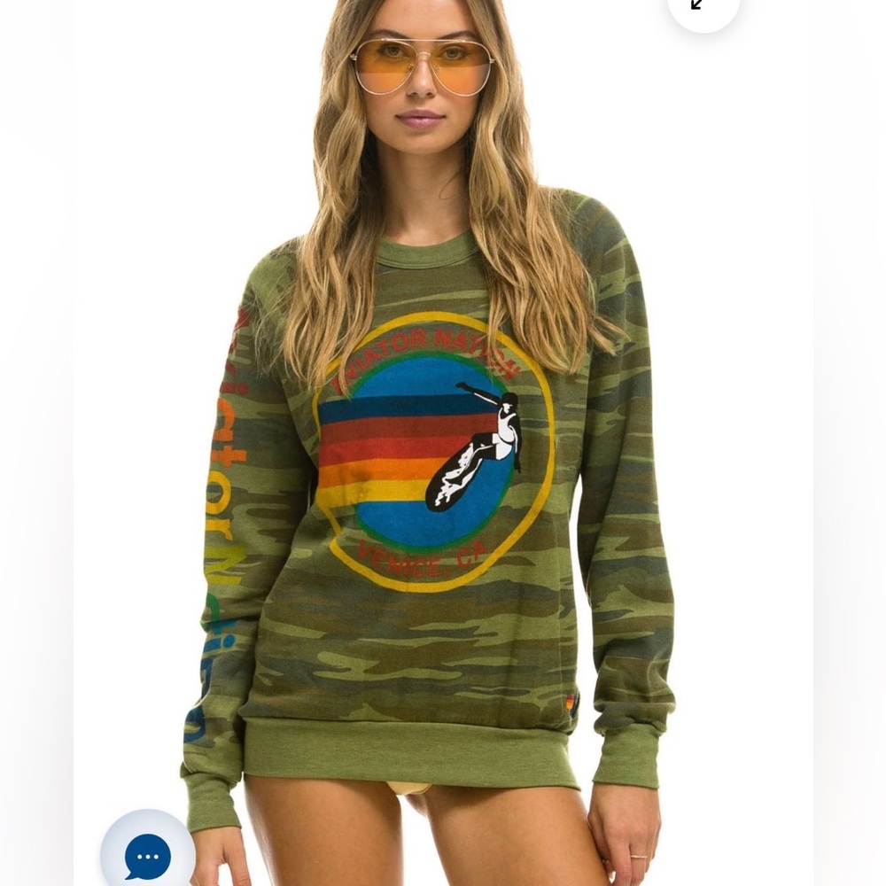 Aviator Nation Camo Sweat Set